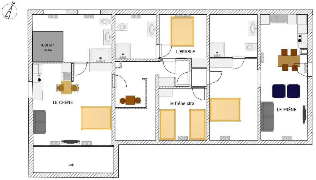 Le Refuge D'Engreux Hotel Houffalize Exterior foto